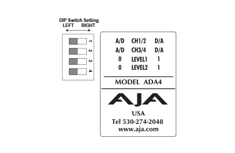401-ADA4 dip switch 1x