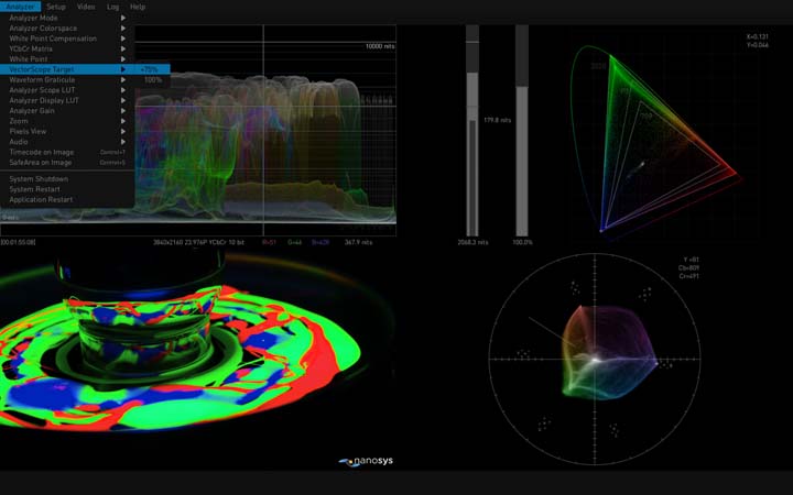 4526 vectorscope targeting lg