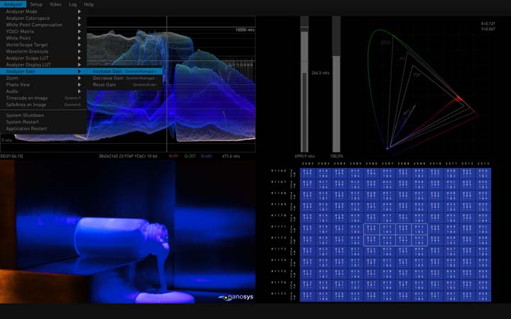 4534 analyzer gain lg