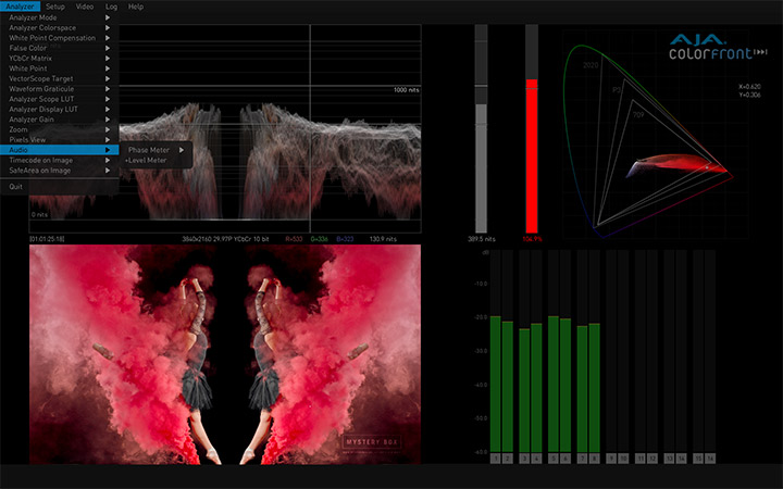 audio metering thumb