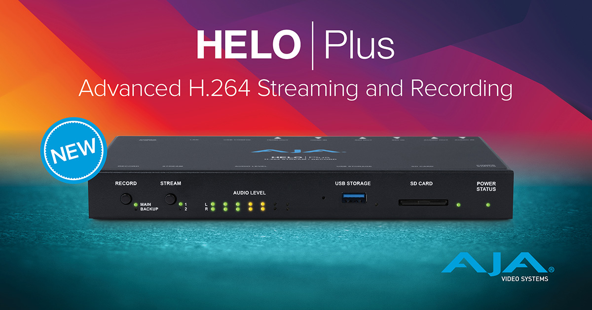 AJA 社、NAB 2022 で HELO Plus を発表