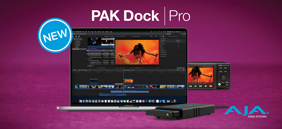 AJA 社、PAK Dock Pro を発表